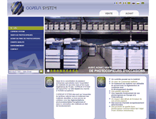 Tablet Screenshot of copieursystem.com